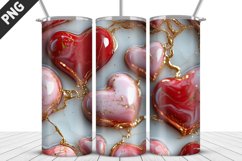 Valentines Love Skinny Tumbler PNG Wrap| Valentines Tumbler Product Image 2