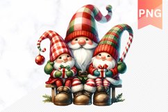 Christmas Gnome Sublimation - Clipart PNG Bundle Product Image 4