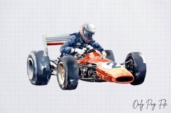 Racing Nursery Clipart PNG Product Image 1