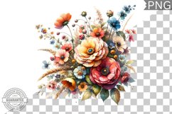 Flowers Sublimation - Clipart PNG Bundle Product Image 12