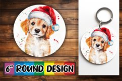 Stylish Circle Design for Keychains , Holiday Animals Product Image 1