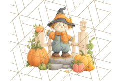 Creepy Carnival Halloween Clipart PNG with Hayride Art Product Image 5