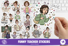 Funny Teacher Stickers Product Image 1