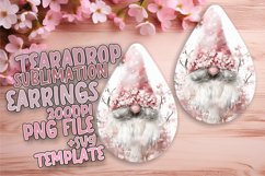 Vivid Gnome Vistas: Watercolor Teardrop Marvels Product Image 1