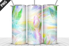 Flowers Tumbler Wrap | Sublimation Design | Tumbler PNG Product Image 1