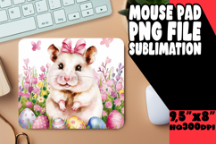 Joyful Desk Pad Sublimation PNG, Cute Easter Product Image 1