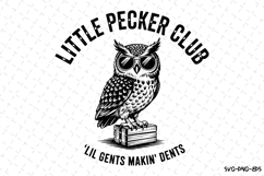 Little Pecker Club Svg | Quotes Svg | Svg Cut Files Product Image 1