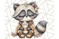 Thanksgiving Woodland Animals Clipart PNG Product Image 5