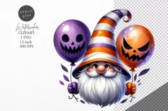 Halloween clipart, Halloween gnome clipart, Gnome clipart Product Image 1