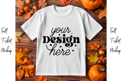 Fall t-shirt mockup, Fall mockup Product Image 1