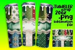 LUXURIOUS 20oz PNG Tumbler Template , Christmas Product Image 1
