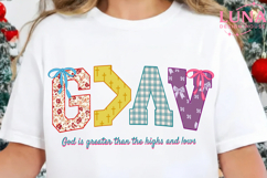 God is Greater Than High And Lows png, Bible Verse png Product Image 1