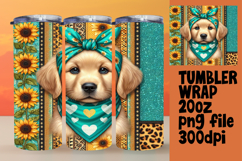 VIVID 20oz Sublimation Tumbler Template , Cute Animals Product Image 1