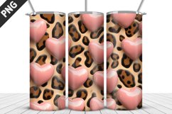 Lovely Hearts Tumbler Design | Valentine&#039;s Day Tumbler Wrap Product Image 1