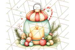 Muted Cute Safari Christmas Animal PNG Clipart, Holiday Png Product Image 5