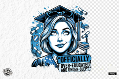 Graduation Funny Girl PNG - Graduation PNG Sublimation Product Image 1