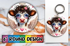 Enchanted Circle Keychain, Valentines Product Image 1