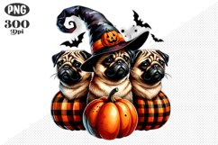 Halloween Dog Sublimation - Clipart PNG Design Product Image 1