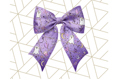 Halloween Bow Clipart, Bright Holiday Ribbon PNG Product Image 5