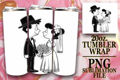 15x Bride Marriage Tumbler 20oz Sublimation Bundle, Wedding Product Image 2