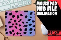 Abstract Leopard Print Mouse Pad Gradient PNG Product Image 1