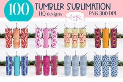 Big Bundle Tumbler Sublimation PNG| 100 tumbler wrap PNG Product Image 13