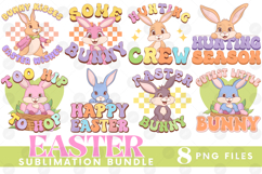 Easter Sublimation DTF Bundle Bunny Chick Farm Hip Hop Joy Product Image 1