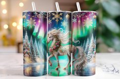 Christmas Horse Tumbler Wrap | Sublimation | Tumblers Product Image 1