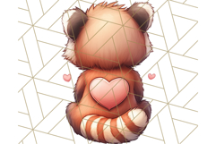 Cute Back View Sitting Animal Clipart PNG From Behind Product Image 5