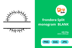 Frondora Split Monogram Product Image 1