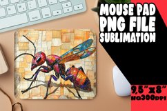 Vibrant Bug Art Mouse Pad Product Image 1