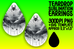 Unique Teardrop Design for DIY Projects , Halloween Product Image 1