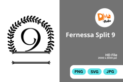 Fernessa Split Monogram Product Image 1