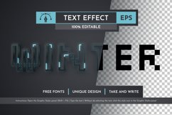 Cyber Winter - Editable Text Effect, Font Style Product Image 1