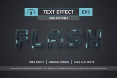 Cyber Winter - Editable Text Effect, Font Style Product Image 4