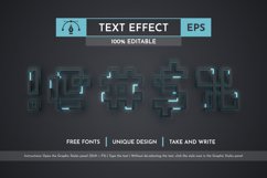 Cyber Winter - Editable Text Effect, Font Style Product Image 6