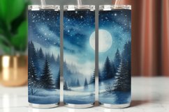 Tumbler Wrap 20 oz - snowy forest Product Image 1