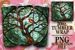 Spellbinding Stained Glass Tumbler Artwork Product Image 1
