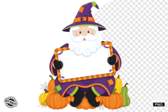 Halloween Characters &amp; Banners Clipart Product Image 1