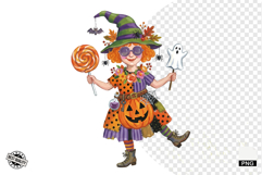 Halloween Girls Clipart Product Image 1