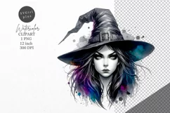 Halloween clipart, Witch clipart, Autumn clipart Product Image 1