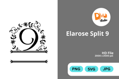 Elarose Split Monogram Product Image 1