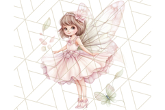 Pastel Fairies and Butterflies PNG, Spring Fantasy Clipart Product Image 5
