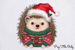 Woodland Christmas Animals Cliparts PNG Product Image 1