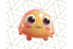 Slime Monster Clipart, Colorful Goo Graphics Png Product Image 5