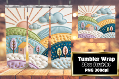 Unique 20oz Sublimation Design , Holiday Product Image 1