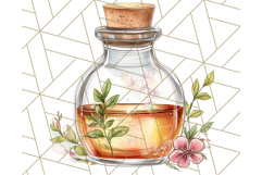 Cottagecore Apothecary PNG Clipart, Rustic Potions &amp; Herbs Product Image 5