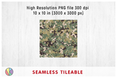 Pixel Camouflage Seamless Tileable Pattern. Product Image 2