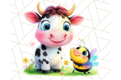 Cute Animal Friends Clipart PNG, Bright Spring Animal Duos Product Image 5