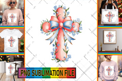 Joyful TSHIRT Gift Magic PNG, Flower Cross Product Image 1